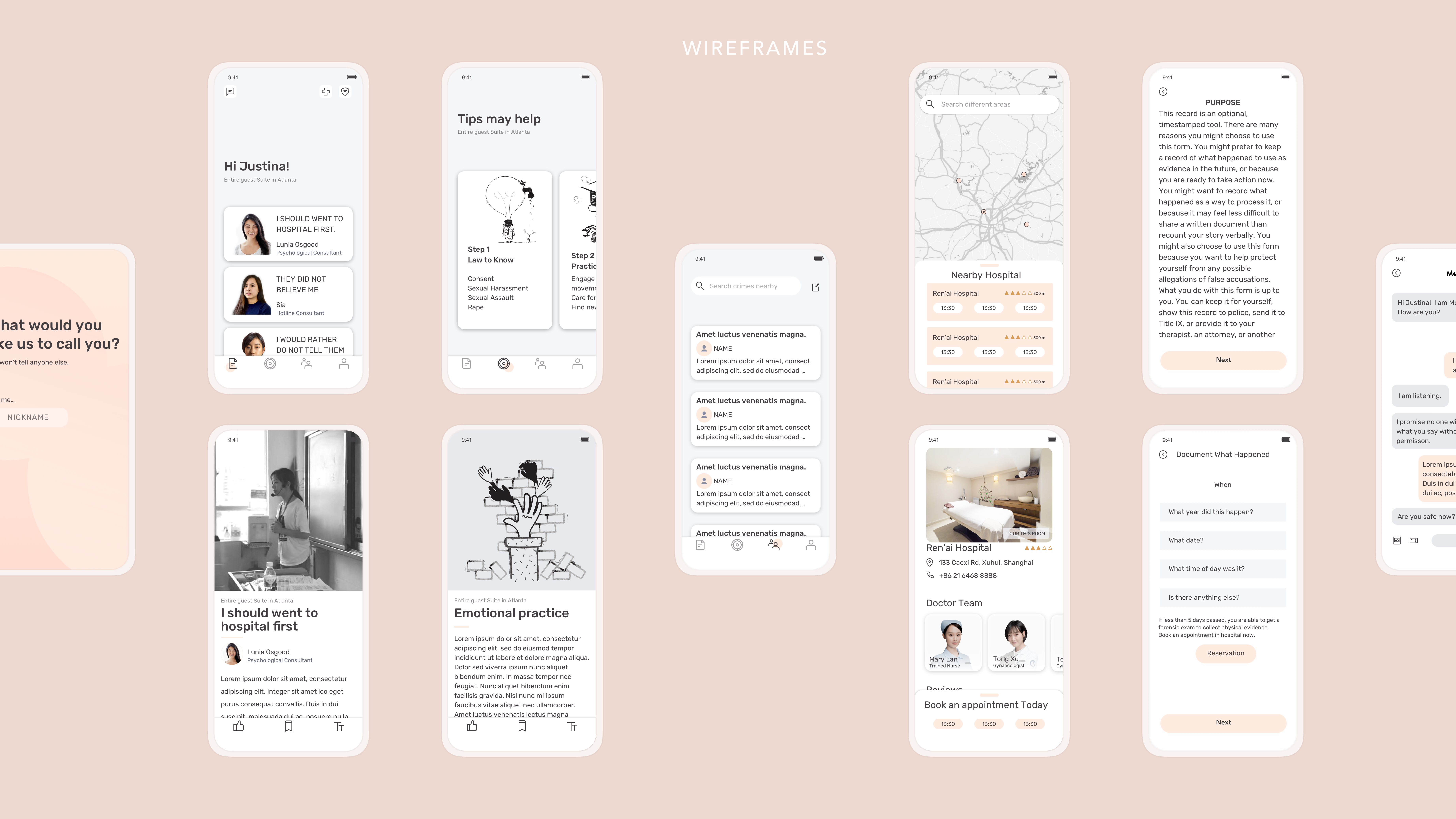 wireframes